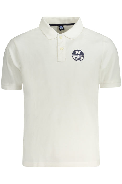 North Sails Mens Short Sleeve Polo White