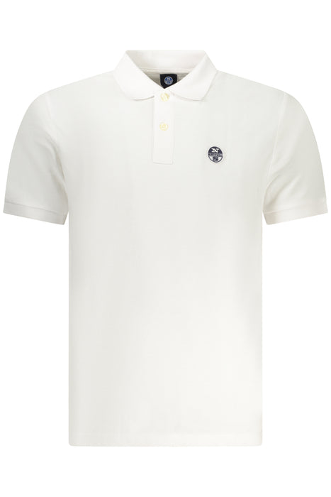 North Sails Mens Short-Sleeve Polo Shirt White