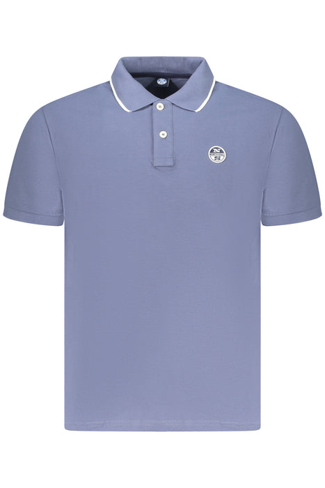 North Sails Mens Short Sleeve Polo Blue