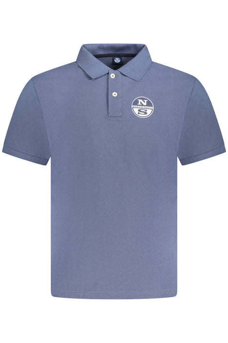North Sails Mens Short Sleeve Polo Blue