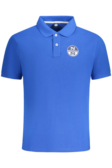 North Sails Mens Short Sleeve Polo Blue