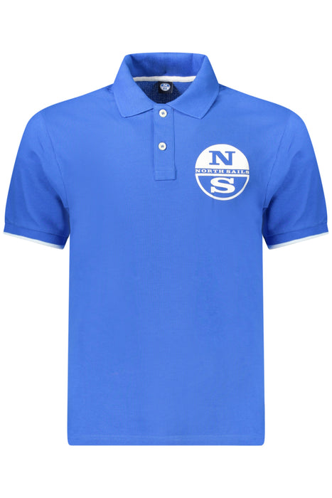 North Sails Mens Short Sleeve Polo Blue