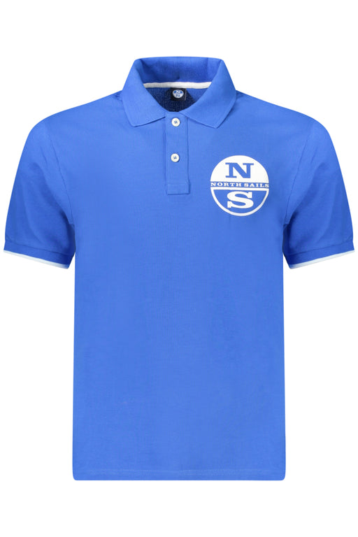 North Sails Mens Short Sleeve Polo Blue