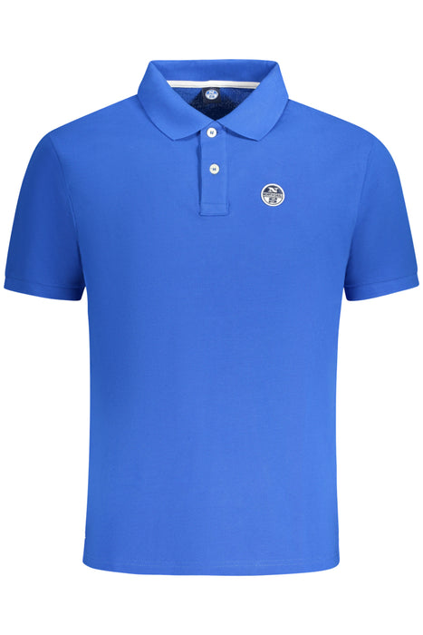 North Sails Mens Short Sleeve Polo Blue
