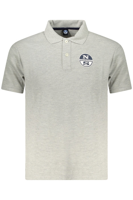 North Sails Mens Short Sleeve Polo Grey