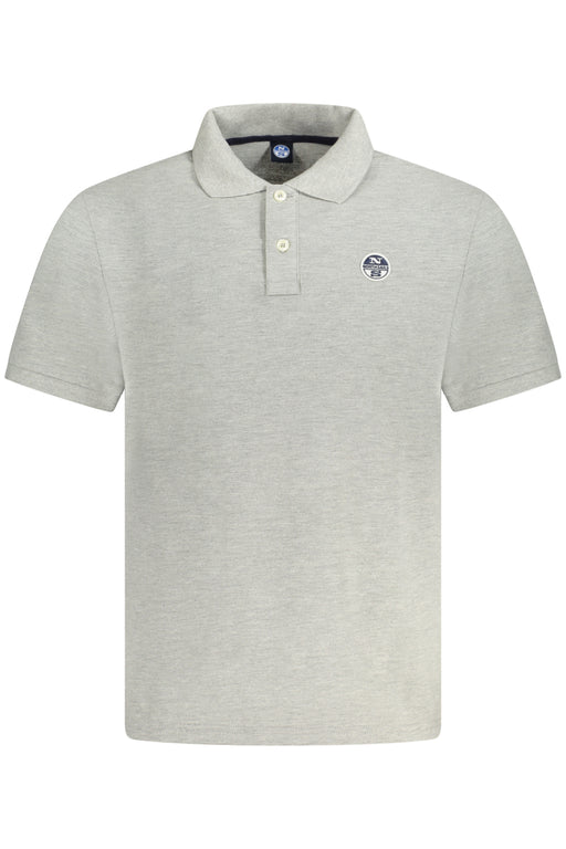 North Sails Mens Short Sleeve Polo Grey