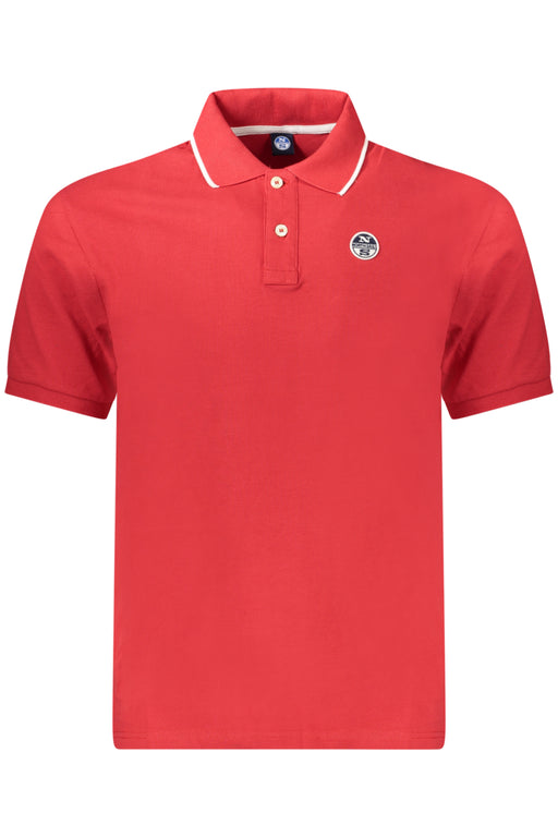 North Sails Mens Short Sleeve Polo Shirt Red