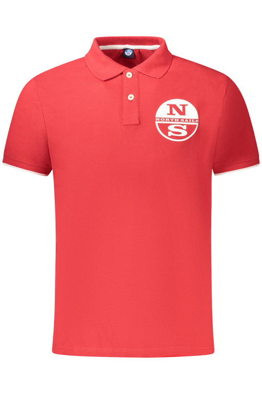 North Sails Mens Short Sleeve Polo Shirt Red