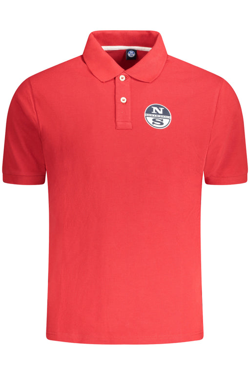 North Sails Mens Short Sleeve Polo Shirt Red
