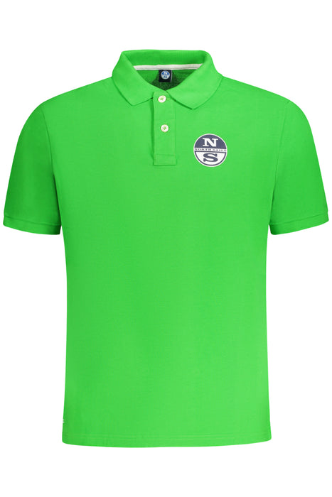 North Sails Mens Short Sleeve Polo Green