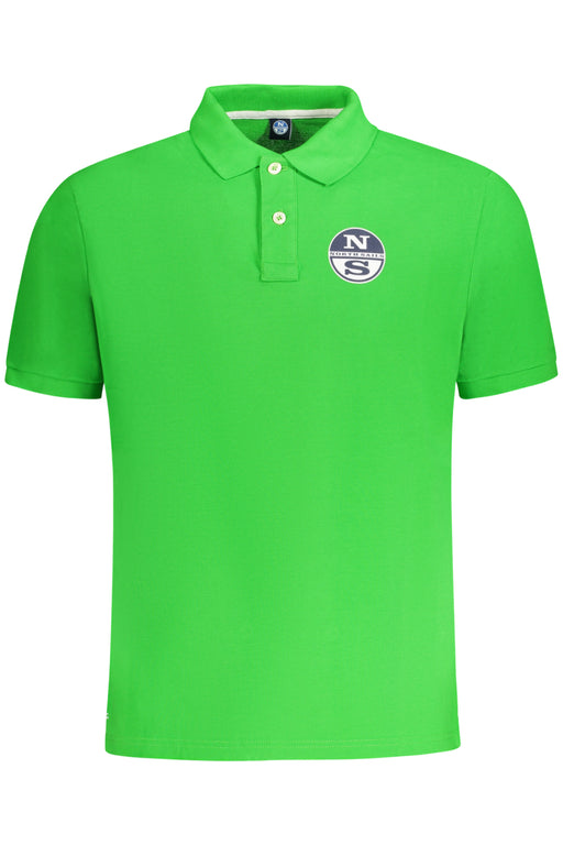 North Sails Mens Short Sleeve Polo Green
