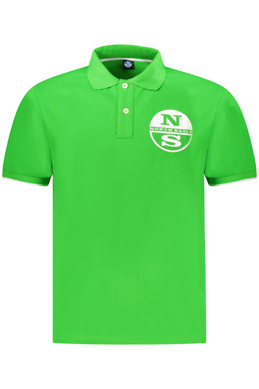 North Sails Mens Short Sleeve Polo Green
