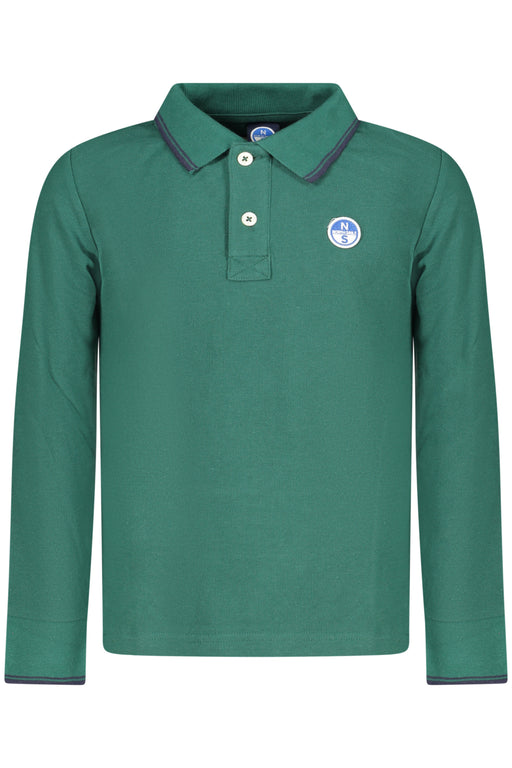 North Sails Children'S Long-Sleeved Polo Shirt, Green