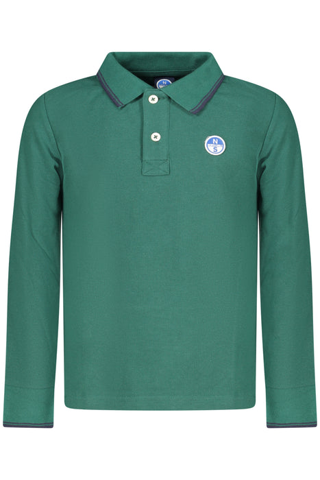 North Sails Children'S Long-Sleeved Polo Shirt, Green
