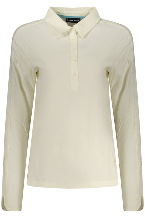 North Sails Womens Long-Sleeved Polo Shirt White