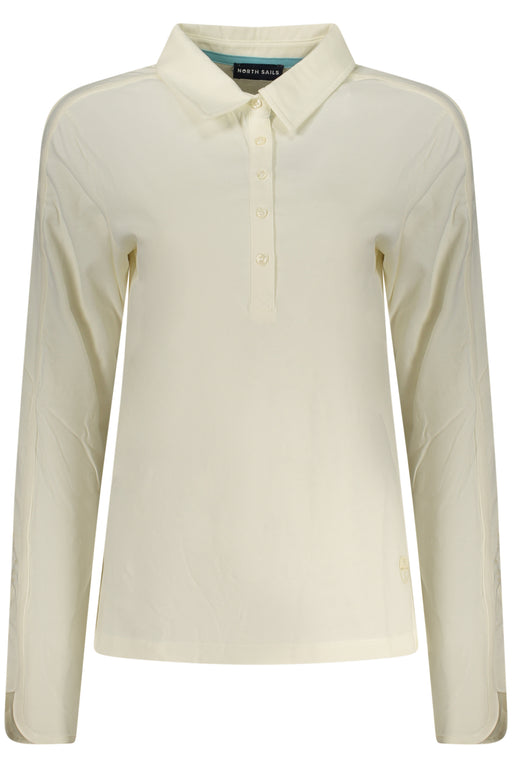 North Sails Womens Long-Sleeved Polo Shirt White