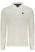 North Sails Mens Long-Sleeved Polo Shirt White