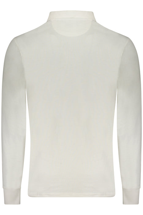 North Sails Mens Long-Sleeved Polo Shirt White