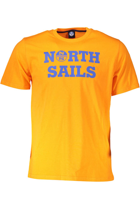 North Sails Mens Short Sleeve T-Shirt Orange