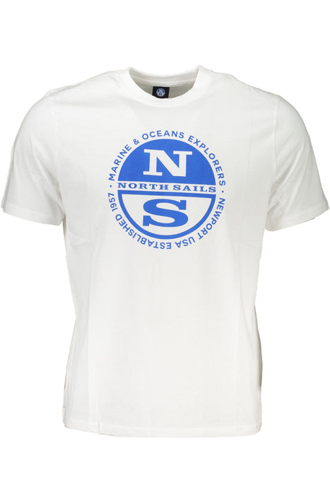 North Sails Mens Short Sleeved T-Shirt White
