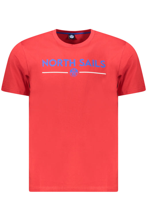 North Sails Mens Short Sleeve T-Shirt Red