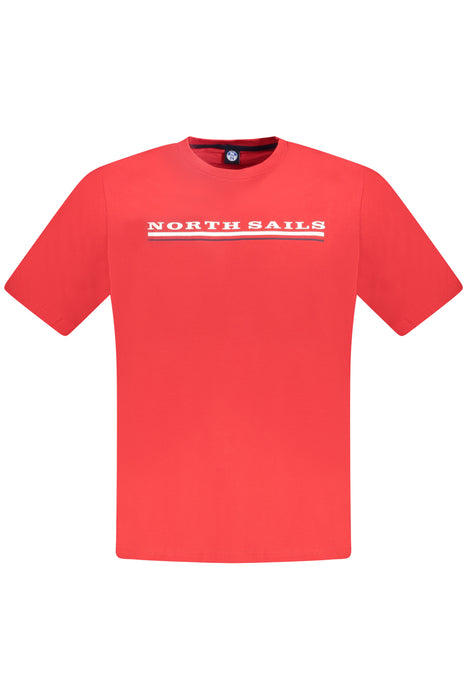 North Sails Mens Short Sleeve T-Shirt Red