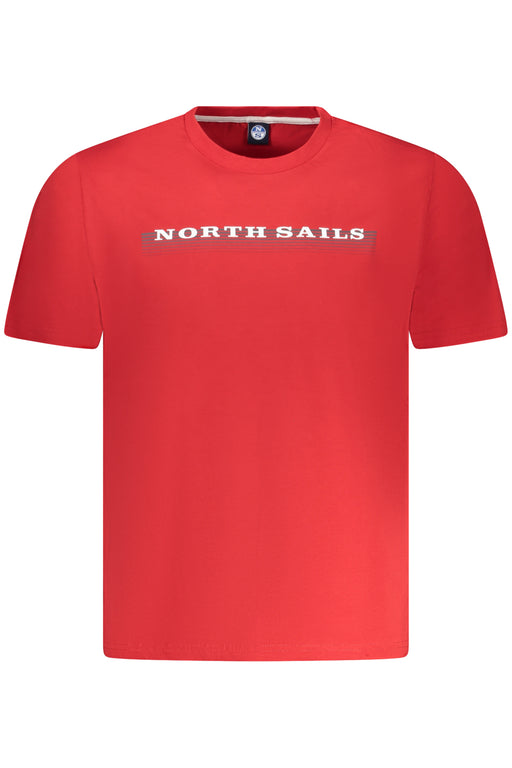 North Sails Mens Short Sleeve T-Shirt Red