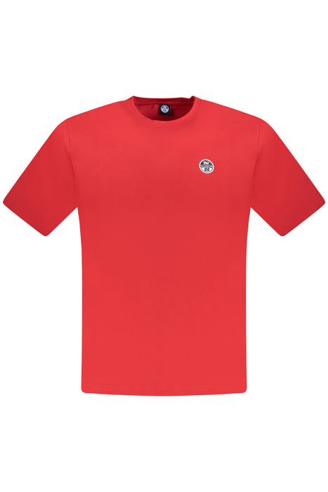 North Sails Mens Short Sleeve T-Shirt Red