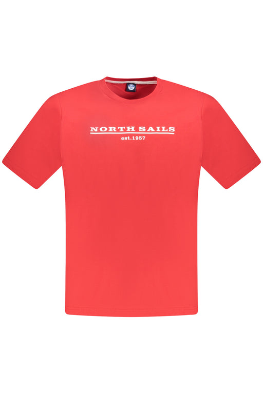 North Sails Mens Short Sleeve T-Shirt Red