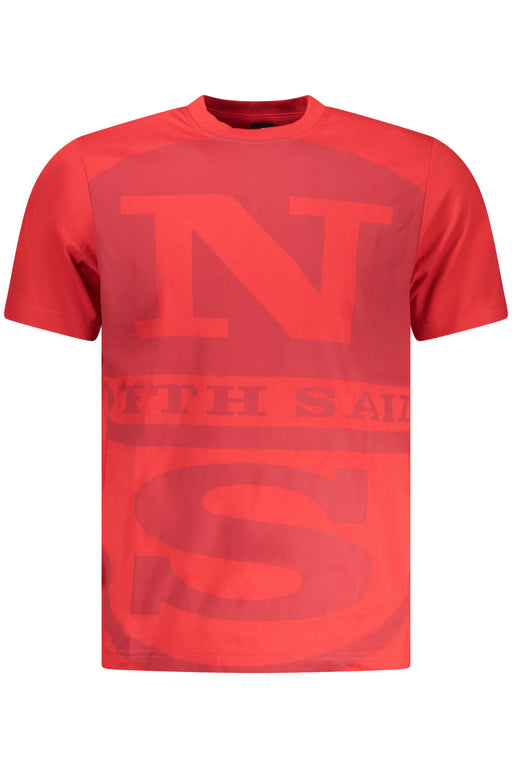 North Sails Mens Short-Sleeved T-Shirt, Red