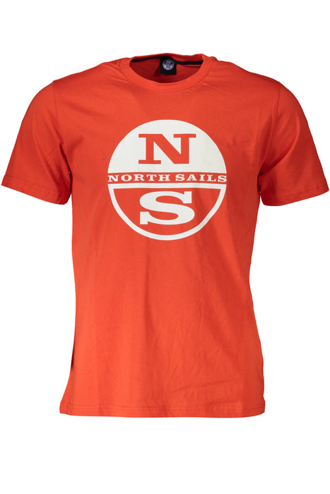 North Sails Mens Short Sleeve T-Shirt Red