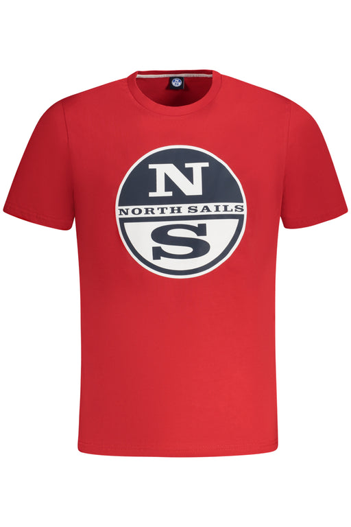 North Sails Mens Short Sleeve T-Shirt Red