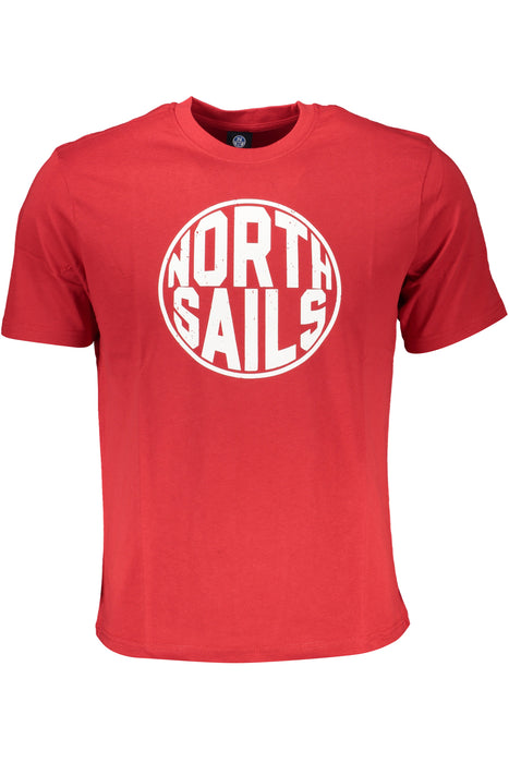 North Sails Mens Short Sleeve T-Shirt Red