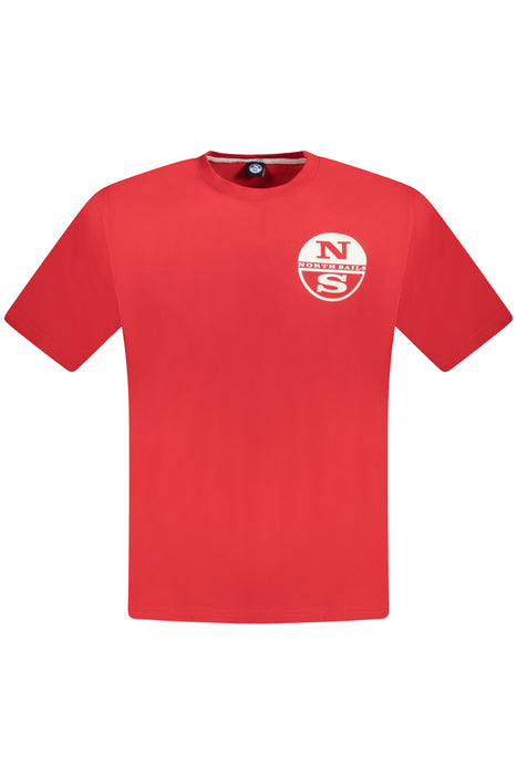 North Sails Mens Short Sleeve T-Shirt Red