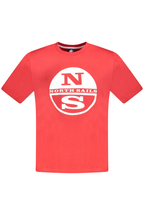 North Sails Mens Short Sleeve T-Shirt Red