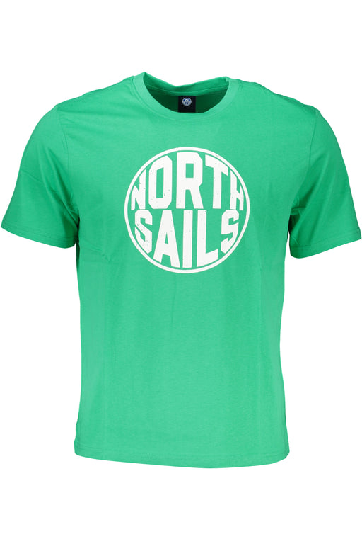 North Sails Green Mens Short Sleeved T-Shirt