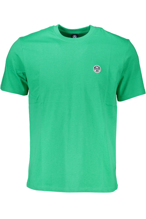 North Sails Green Mens Short Sleeved T-Shirt