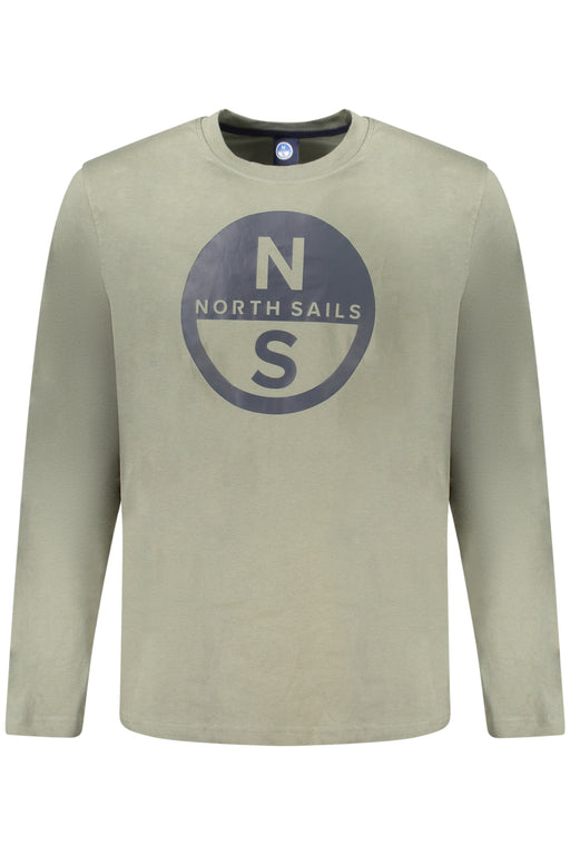 North Sails Mens Long-Sleeved T-Shirt Green
