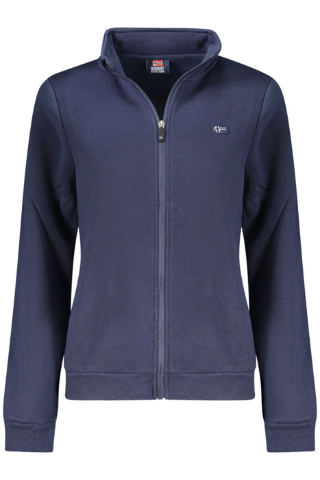 Norway 1963 Womens Blue Zip-Up Sweatshirt