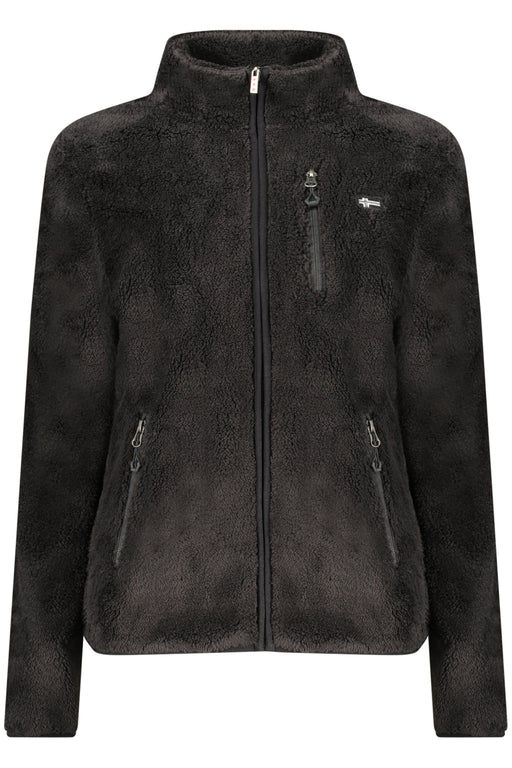 Norway 1963 Womens Black Zip-Up Sweatshirt