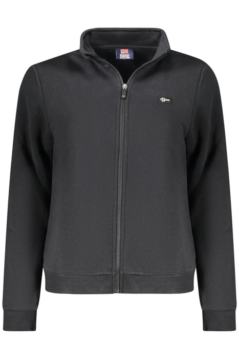 Norway 1963 Womens Black Zip-Up Sweatshirt