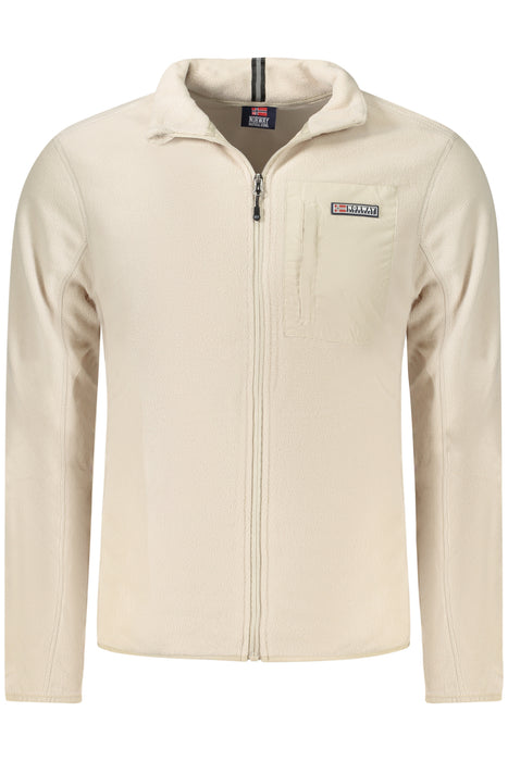 Norway 1963 Mens Beige Zip-Up Sweatshirt