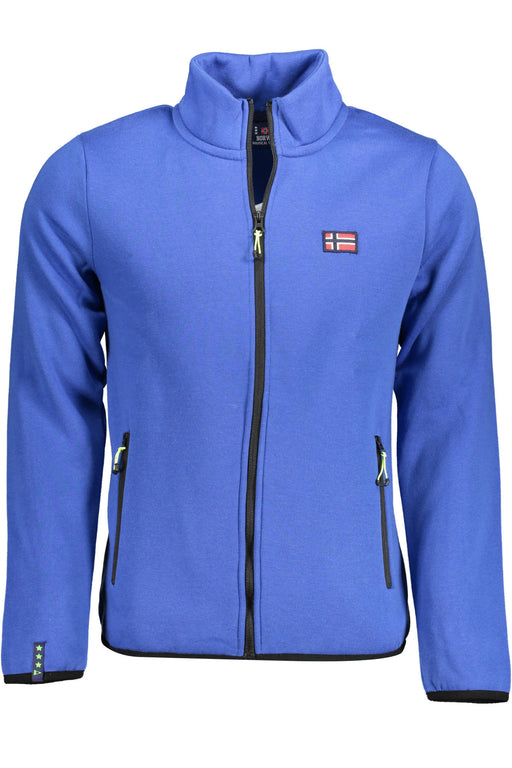 Norway 1963 Mens Blue Zipped Sweatshirt