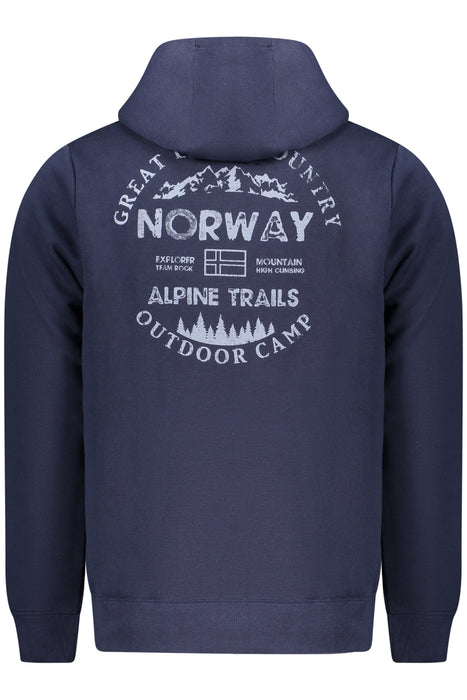 Norway 1963 Mens Blue Zip-Up Sweatshirt