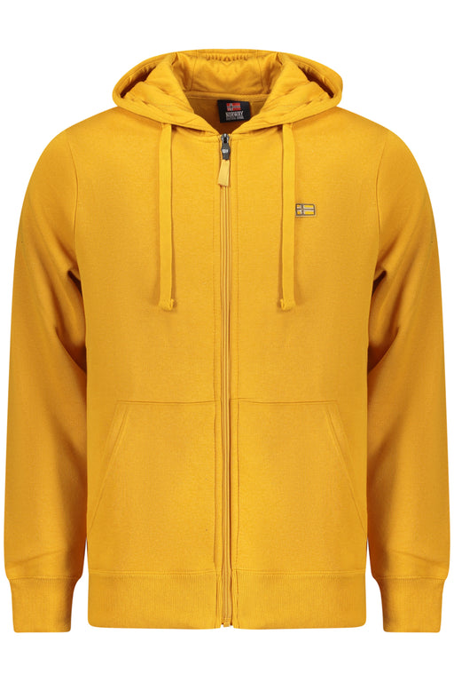 Norway 1963 Mens Yellow Zip-Up Sweatshirt
