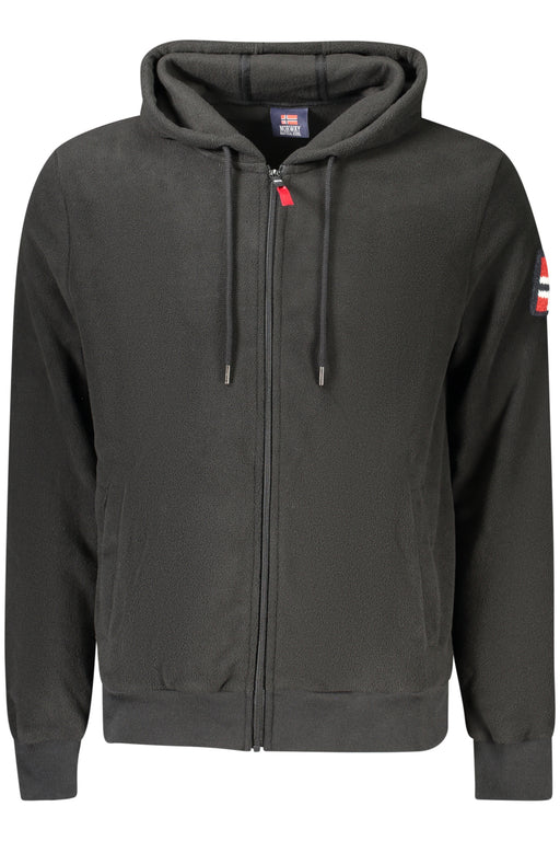 Norway 1963 Mens Black Zip-Up Sweatshirt