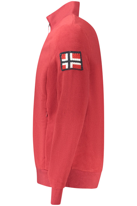 Norway 1963 Mens Red Zip-Up Sweatshirt