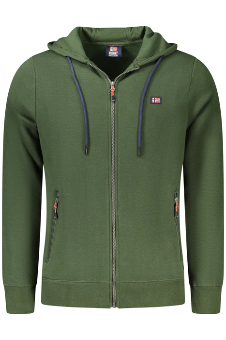 Norway 1963 Mens Green Zip-Up Sweatshirt