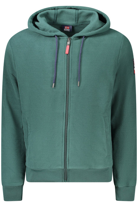 Norway 1963 Mens Green Zip-Up Sweatshirt