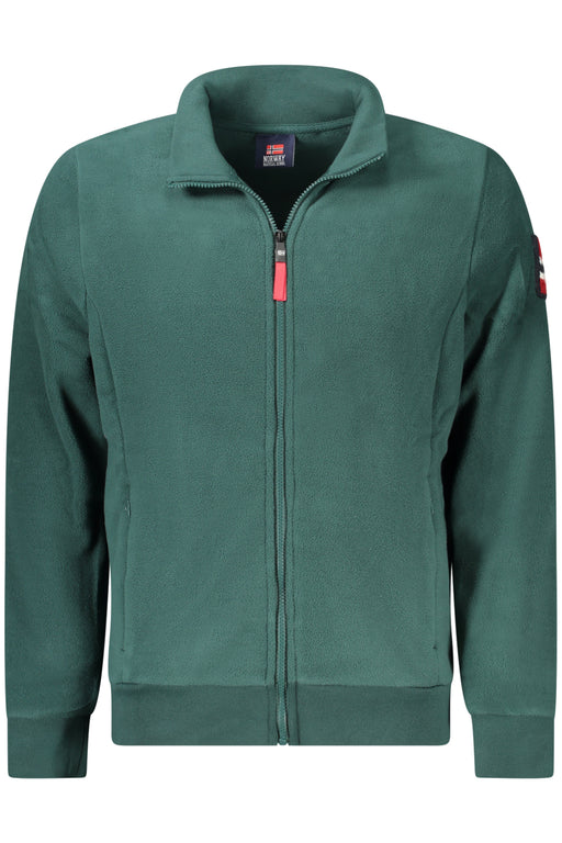 Norway 1963 Mens Green Zip-Up Sweatshirt